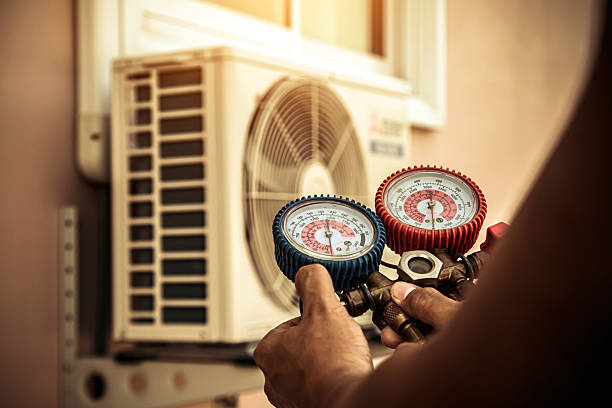 Professional Hvac Maintenance technician working in Rosston, TX